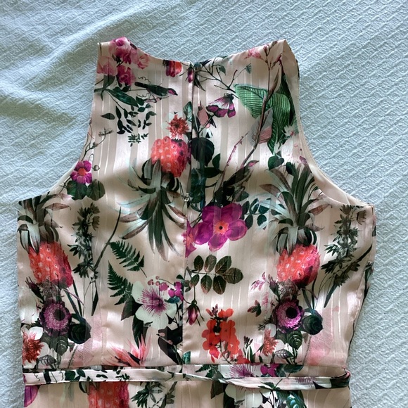 💖⭐️Host Pick⭐️💖Banana Republic Pink Botanical Print Maxi Dress Size 2 - Picture 6 of 8